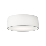 D'Lite Lunelle Ceiling Light 30cm Textile White | Suitable for 1x E27 