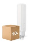 Multipack 10x Philips CorePro PL-C LED 9.5W 990lm - 830 Warm White | Replaces 26W