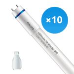 Multipack 10x Philips LED Tube T8 MASTER (EM/Mains) High Output 12W 1575lm - 840 Cool White | 90cm - Replaces 30W