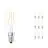 Multipack 10x Ledvance CLASSIC LED E14 Candle Filament Clear 2.5W 250lm - 827 Extra Warm White | Replaces 25W