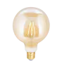 WiZ Smart LED E27 Globe Filament Amber 125mm 6.5W 720lm - 820-845 Tunable White | Dimmable - Replaces 50W