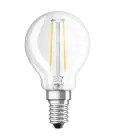 Ledvance  Classic LED E14 Ball Filament Clear 2.5W 250lm - 827 Extra Warm White | Replaces 25W