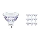 Multipack 10x Philips Corepro LED Spot GU5.3 MR16 7W 621lm 36D - 827 Extra Warm White | Replaces 50W